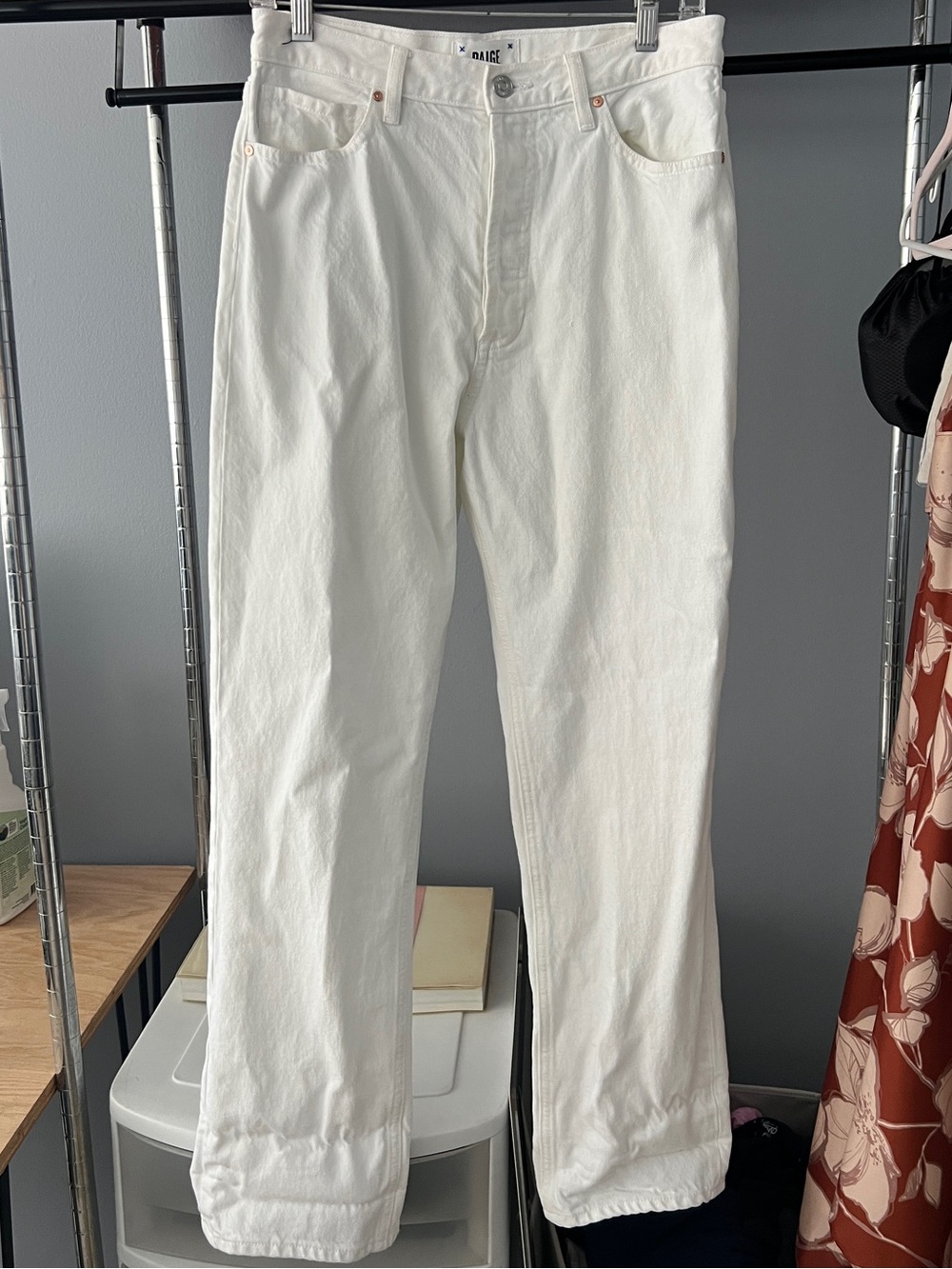 Paige - Sawyer High Rise Straight Leg